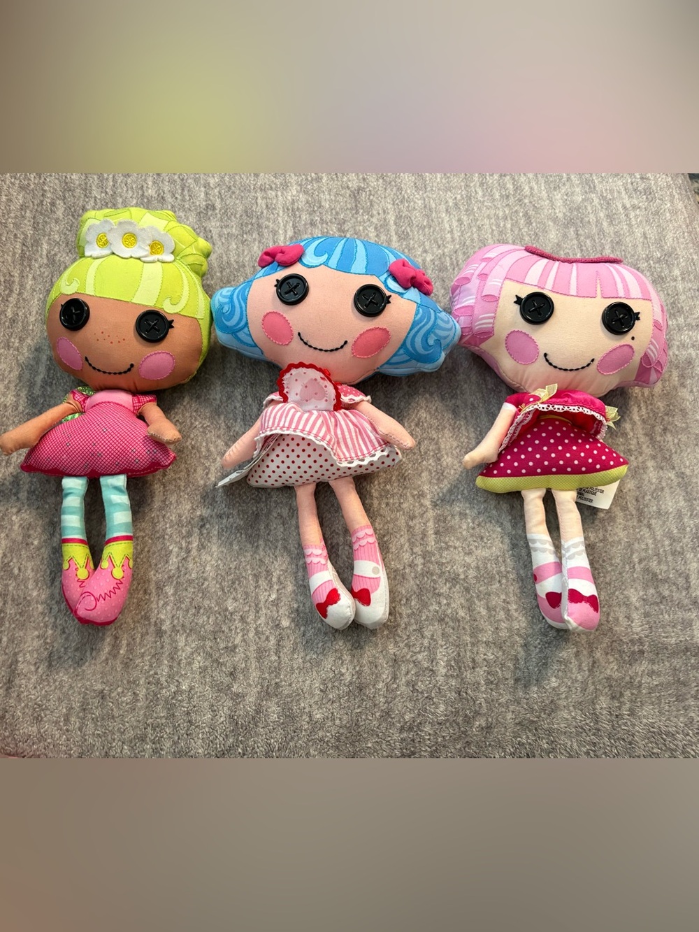 Lalaloopsy Plush Dolls Rosy Jewel Sparkles Pix E Flutters